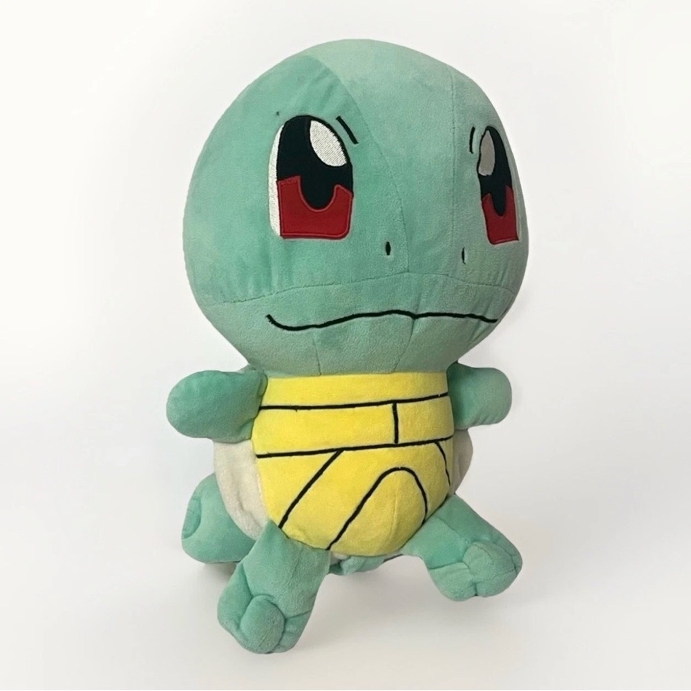 Jumbo Squirtle Pokemon Plush Toy 19” Pillow Collectible Retro Gamercore Classic - Picture 2 of 8